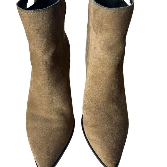 All Saints Senta Chelsea Ankle Bootie Boot Suede in Size 10 40.5 Western - Picture 15 of 16